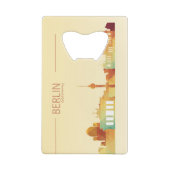 Berlin, Allemagne Ouverture de bouteille de carte (Dos)