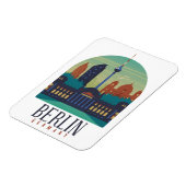 Berlin Allemagne Skyline Magnet photo Vintage voya (Côté Gauche)