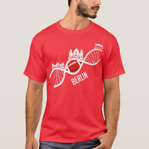 Berlin Amerikaans Football Skyline Duitsland Capit T-shirt
