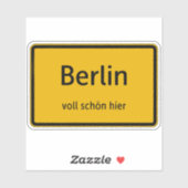 Berlin Aufkleber Sticker Autoaufkleber (Vel)