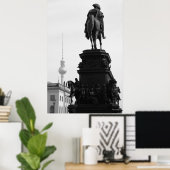 Berlin Berliner Fernsehturm Poster (Thuiskantoor)