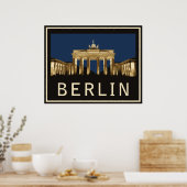 Berlin Brandenburg Gate Poster (Keuken)
