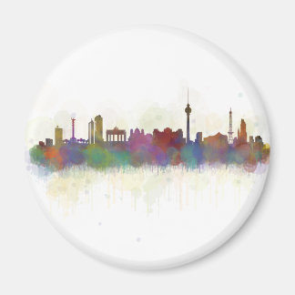 Berlin city Germany. Deutsche Skyline art v2 Magneet