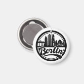 Berlin City  Logo Magnet Magneet (Voorkant / Achterkant)