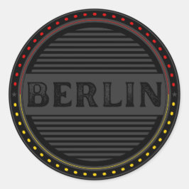 Berlin City Pride Emblem – German Identity Ronde Sticker