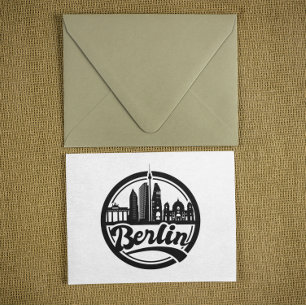 Berlin City  Ronde van Logo Reizen Briefkaart