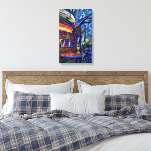 Berlin Currywurst Canvas Afdruk (Insitu (Slaapkamer))