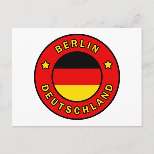 Berlin Deutschland Briefkaart (Voorkant)