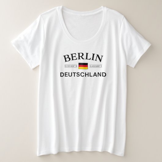 Berlin Deutschland coordonne allemand (Design devant)