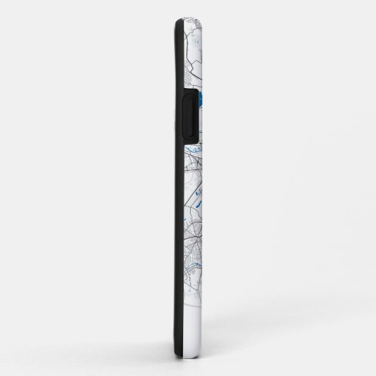 Berlin Duitsland City Map Coordinates Case-Mate iPhone Case (Achterkant/rechts)