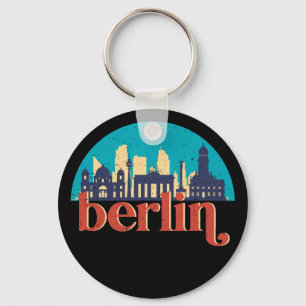 Berlin Duitsland City Skyline  Cityscape Sleutelhanger
