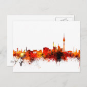 Berlin Duitsland Skyline Briefkaart (Voorkant / Achterkant)