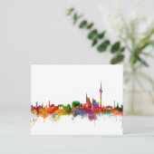 Berlin Duitsland Skyline Briefkaart (Staand voorkant)
