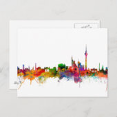 Berlin Duitsland Skyline Briefkaart (Voorkant / Achterkant)
