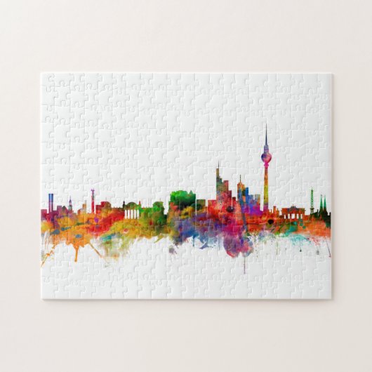 Berlin Duitsland Skyline Legpuzzel (Horizontaal)