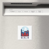 Berlin Duitsland Skyline Magnet Magneet (Insitu (Vaatwasser))
