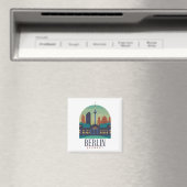 Berlin Duitsland Skyline Magnet Magneet (Insitu (Vaatwasser))