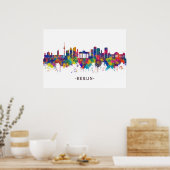 Berlin Duitsland Skyline Poster (Keuken)