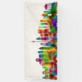 Berlin Duitsland Skyline Spandoek (Verticaal)