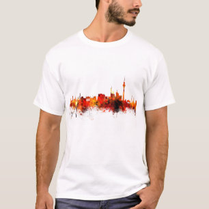 Berlin Duitsland Skyline T-shirt