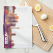 Berlin Duitsland Skyline Theedoek (Quarter Fold)