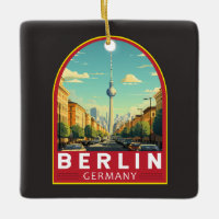 Berlin Duitsland Travel Art Vintage