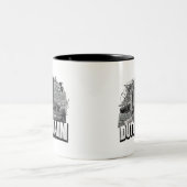 Berlin Duty Train Tweekleurige Koffiemok (Center)