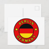Berlin Germany Briefkaart (Voorkant / Achterkant)