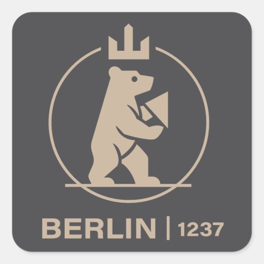 Berlin Germany Europe Vierkante Sticker (Voorkant)