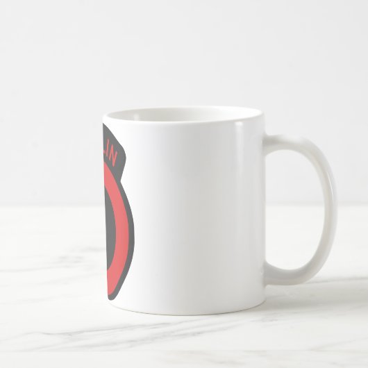 Berlin Infantry Brigade Fan Mug Koffiemok (Rechts)