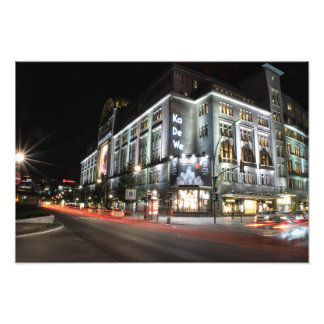 Berlin Kadewe Kaufhaus des Westens Foto Afdruk