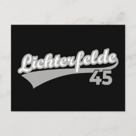Berlin Lichterfelde 45 City Logo Nummer Briefkaart