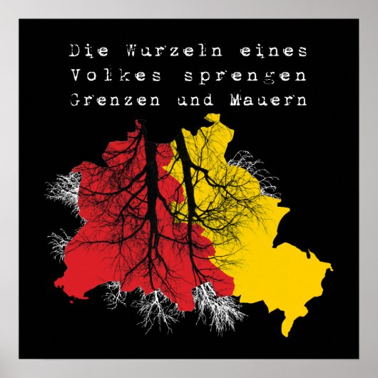 Berlin Mauerfall Poster (Voorkant)