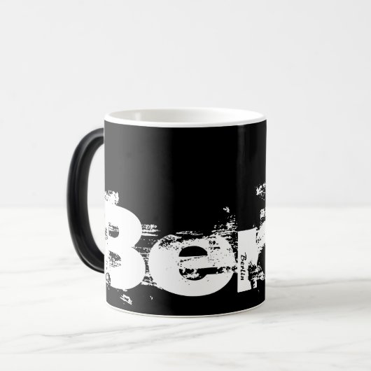Berlin - Mug De Style Noir Et Blanc Cool (Devant gauche)