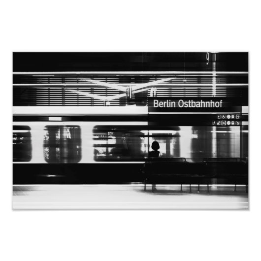 Berlin Ostbahnhof Foto Afdruk (Voorkant)