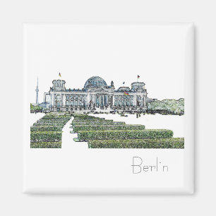 Berlin Reichstag Building Architecture Magnet Magneet