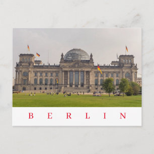 Berlin Reichstag front uitzicht briefkaart