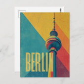 Berlin retro briefkaart (Voorkant / Achterkant)
