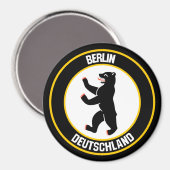 Berlin Round Emblem Magneet (Voorkant / Achterkant)