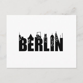 Berlin Skyline Skyscrapers City Briefkaart