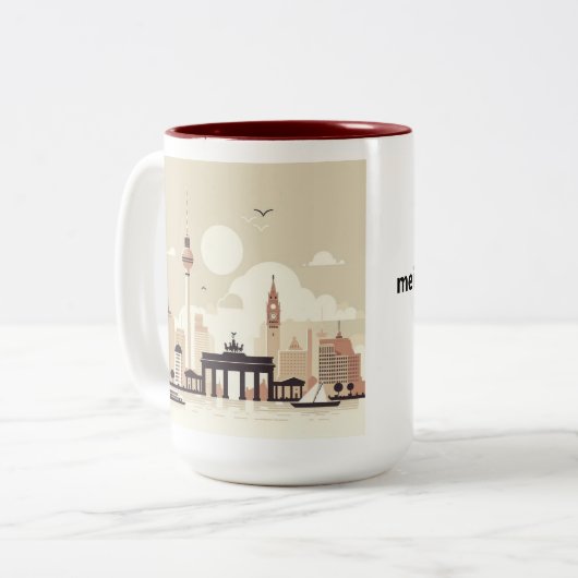 Berlin Skyline Tasse - Heimatliebe Pur (Devant gauche)