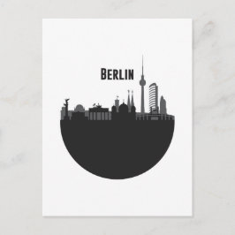 Berlin Stadt Silhouette Briefkaart