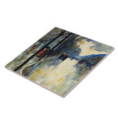 Berlin Street in Late Herfst, beroemde kunst, Tegeltje (Zijkant)