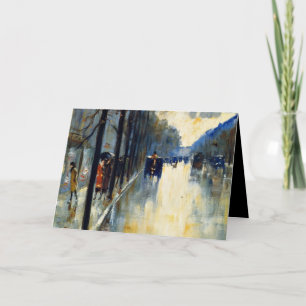 Berlin Street in Late Herfst Kaart