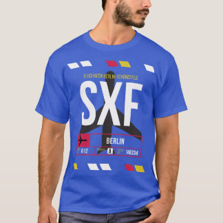 Berlin SXF Airport Code Bagage Label 1 T-shirt