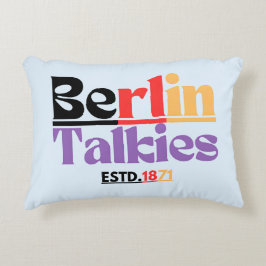 Berlin Talkies ESTD. 1871 Accent Kussen
