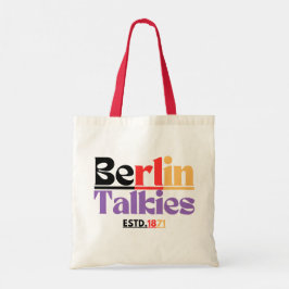 Berlin Talkies ESTD. 1871 Tote Bag
