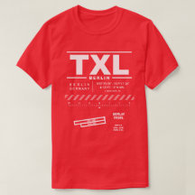 Berlin Tegel Airport TXL T-shirt