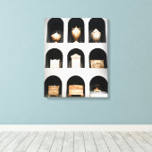 Berlin Vases Canvas Afdruk (Insitu (Houten vloer))