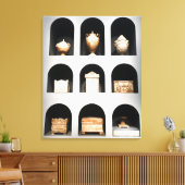 Berlin Vases Canvas Afdruk (Insitu (Woonkamer))